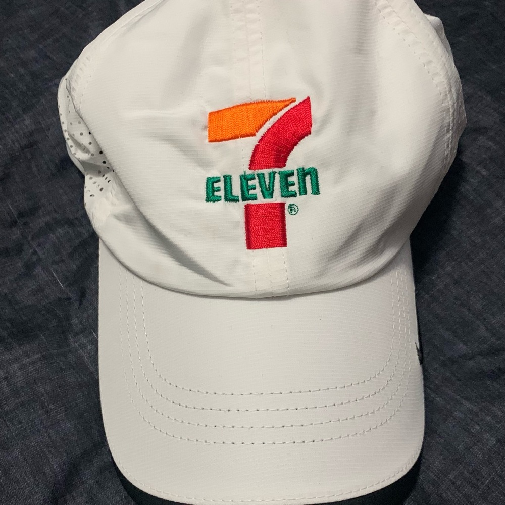 Nike White Hat with Multicolor Logo